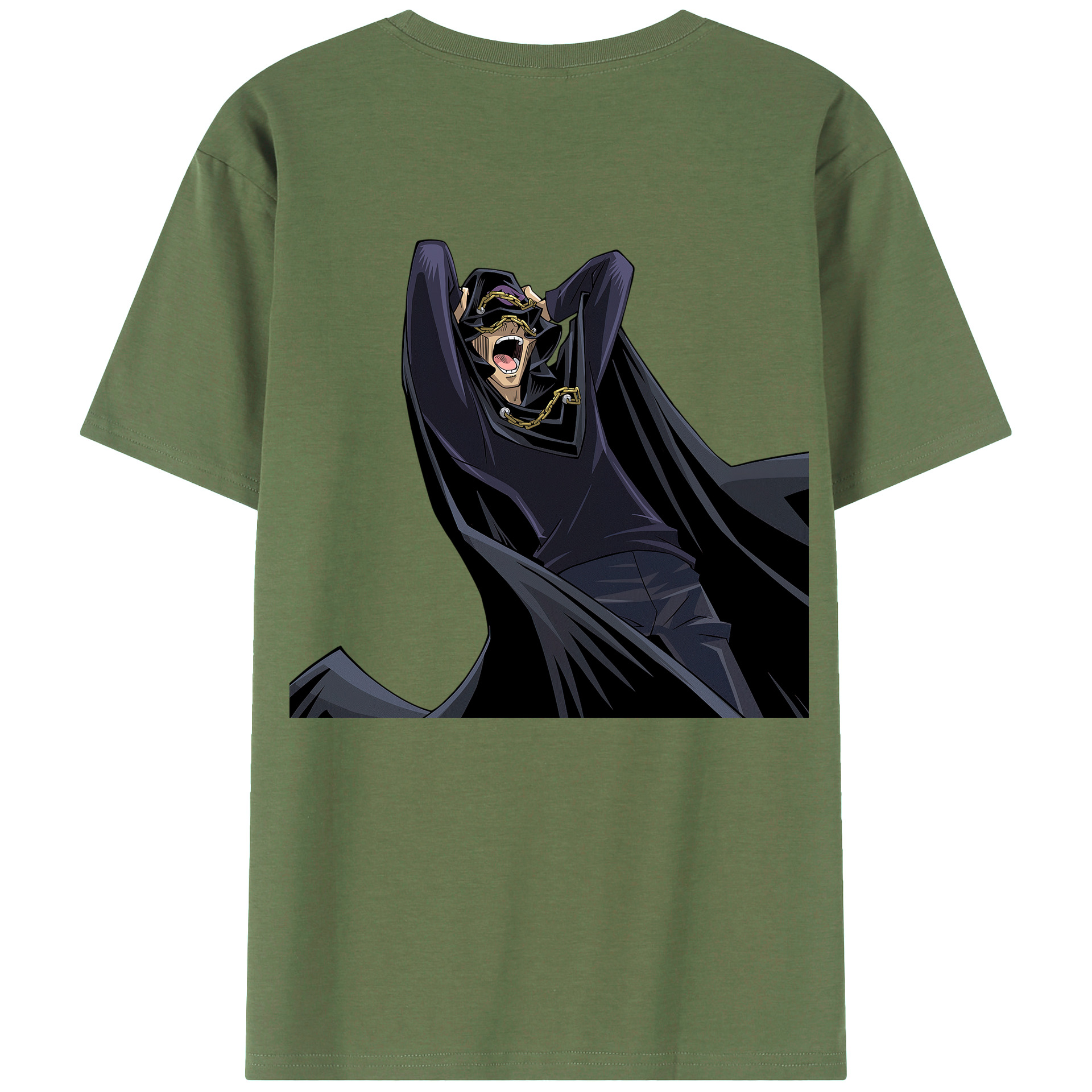 （画像用） 遊☆戯☆王 Yu-Gi-Oh! 綿100％ メンズ半袖Tシャツ（バックプリント） 通気性